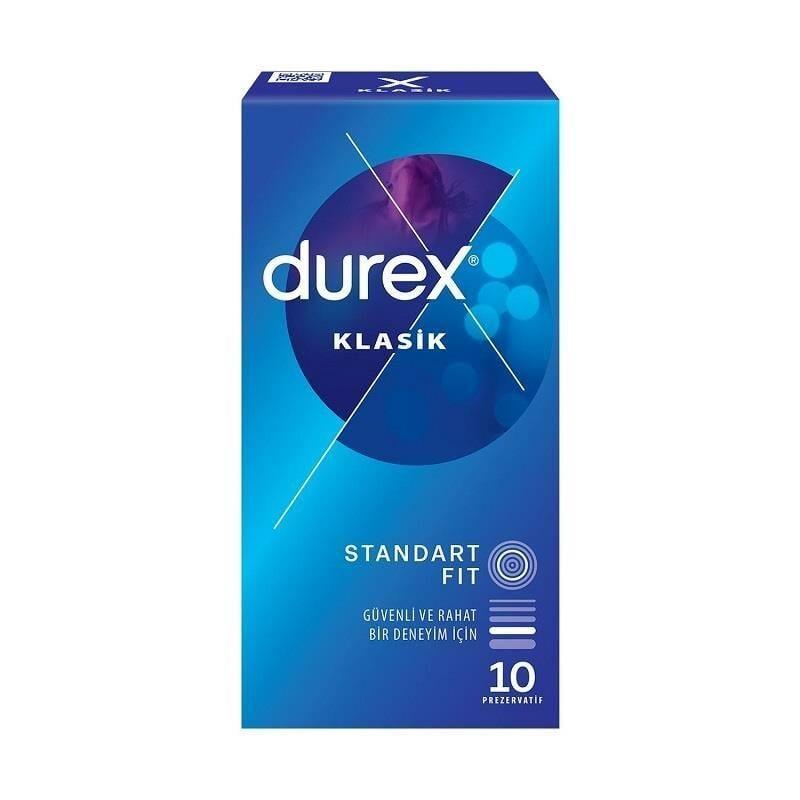 Durex Classic Condom - Lubricated Latex Condoms for Safe Sex, Standard Fit, 10 Count Durex Classic Condom - Lubricated Latex for Safe Sex Durex Classic Condom, Contraception, Safe sex, Latex condoms, Lubricated condoms, Standard fit condoms, Dermatologically tested condoms, ISO certified condoms, Natural rubber latex condoms, Condoms for men, Condoms for women, Family planning, Sexual health, Protection during intercourse