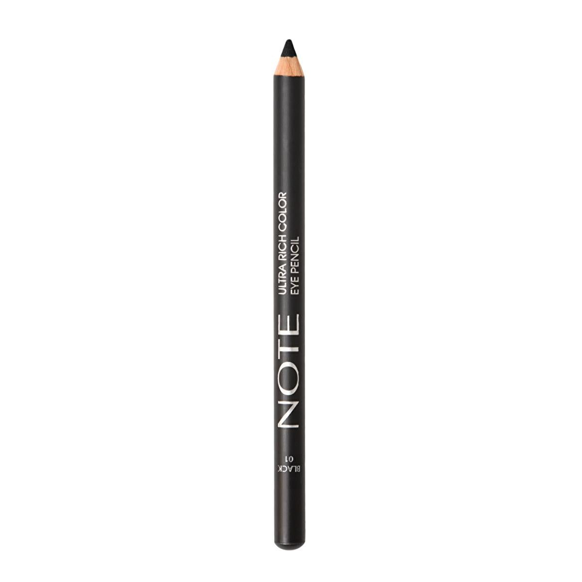 note ultra rich color eye pencil black, eye pencil swatch black, note cosmetics eye pencil packaging Note Ultra Rich Color Eye Pencil - 01 Black for Women & Makeup Enthusiasts Note Ultra Rich Color Eye Pencil - Black note-cosmetics, eye-pencil, makeup, women, makeup-enthusiasts, black-eye-pencil, water-resistant, smudge-proof, vitamin-e-infused, ai-generated