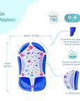 Sevi Bebe Baby Bath Mat - Adjustable, Anti-Bacterial, and Durable for Safe Bathing Experience - Baby Care
