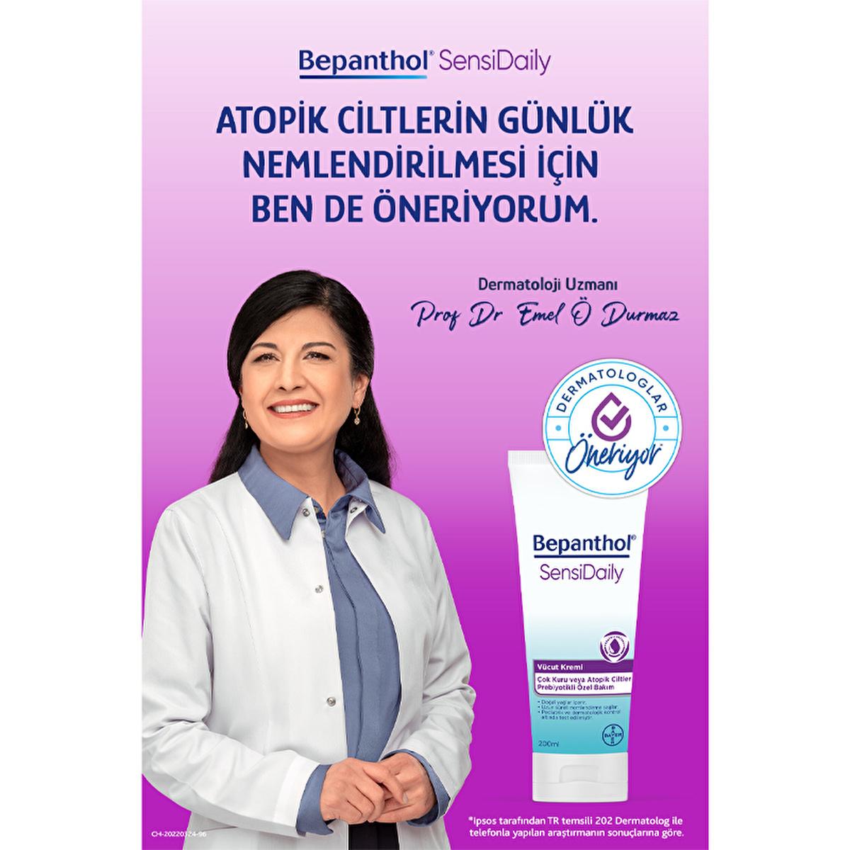 Bepanthol: SensiDaily Body Cream - Long Lasting Moisturizer for Sensitive Skin - Dermatologically &amp; Pediatric Tested, Natural Oils, Skin Barrier Protection, 200ml Bepanthol SensiDaily Body Cream - Sensitive Skin Moisturizer body cream for sensitive skin, dermatological tested body cream, long lasting moisturizer, natural oils body cream, skin barrier protection cream, Bepanthol body cream, sensitive skin cream, pediatric body cream, body cream, sensitive skin, moisturizer, natural oils, skin barrier, pediat