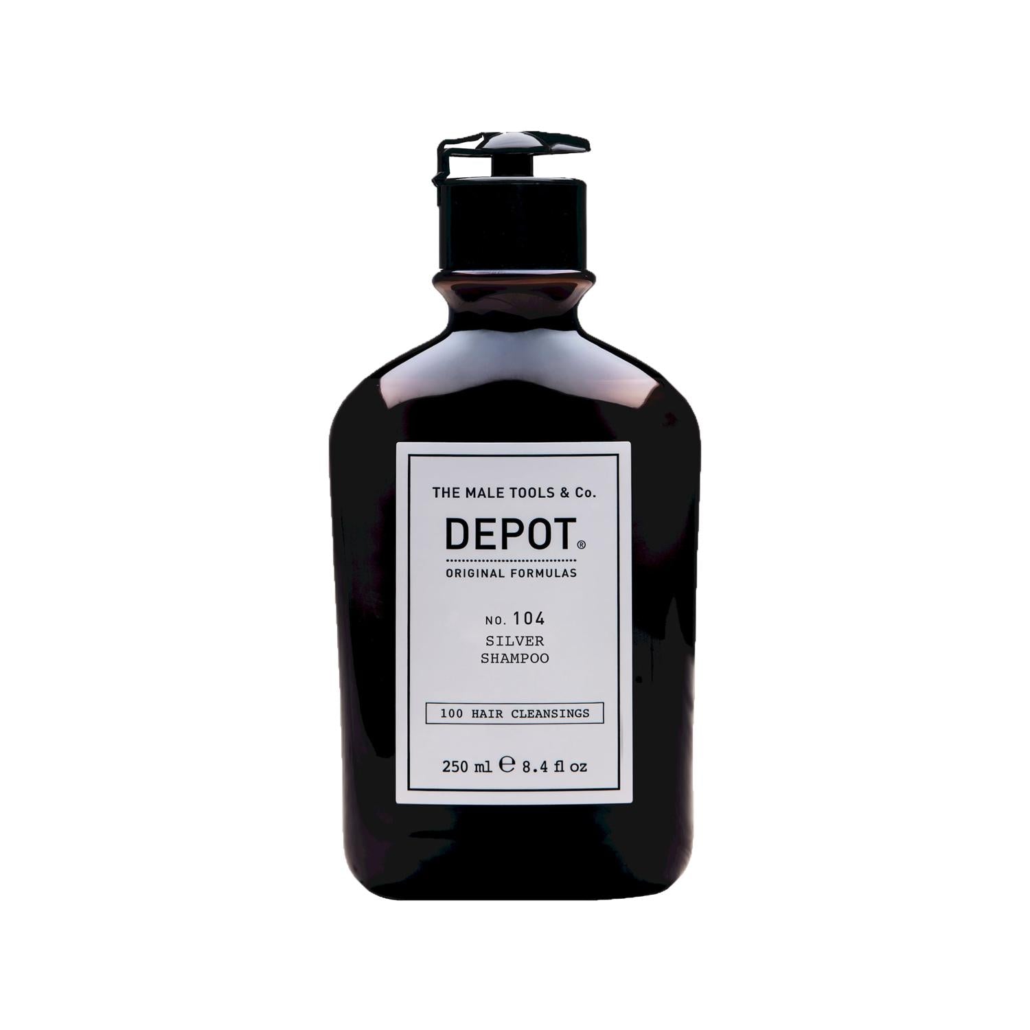 Depot No. 104 Silver Shampoo - 250ml Gentle Hair Care for All Hair Types Depot No. 104 Silver Shampoo 250ml - Gentle Hair Care Silver Shampoo, Gümüş Şampuan, Depot No. 104, Hair Care, 250 ml Shampoo, Gentle Hair Care, Hair Care Products, Shampoo for All Hair Types, Silver Hair Care Benefits