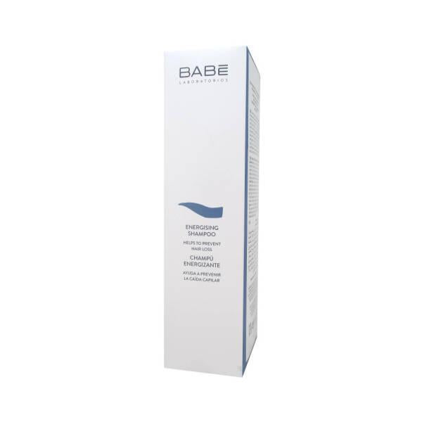 babe energising shampoo bottle, babe energising shampoo product close-up Babe Energising Shampoo - Anti-Hair Loss | 250ml Babe Energising Shampoo - Anti-Hair Loss | 8.5 fl oz babe, energising-shampoo, anti-hair-loss, hair-care, sebum-control, natural-extracts, 250ml, scalp-health, hair-thinning, ai-generated