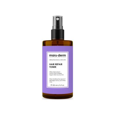 Maruderm Vegan Hair Care Tonic for Damaged Hair - Nourishing, Repairing, Daily Use - 6.76 fl oz Maruderm Vegan Hair Tonic for Damaged Hair - 6.76 fl oz hair care tonic, vegan hair care, damaged hair repair, hair nourishment, daily hair care, vegan ingredients, amino acid complex, willow bark extract, argan oil, coconut oil, no rinse required, hair repair, hair health, vegan beauty, natural hair care, hair growth, hair strengthening