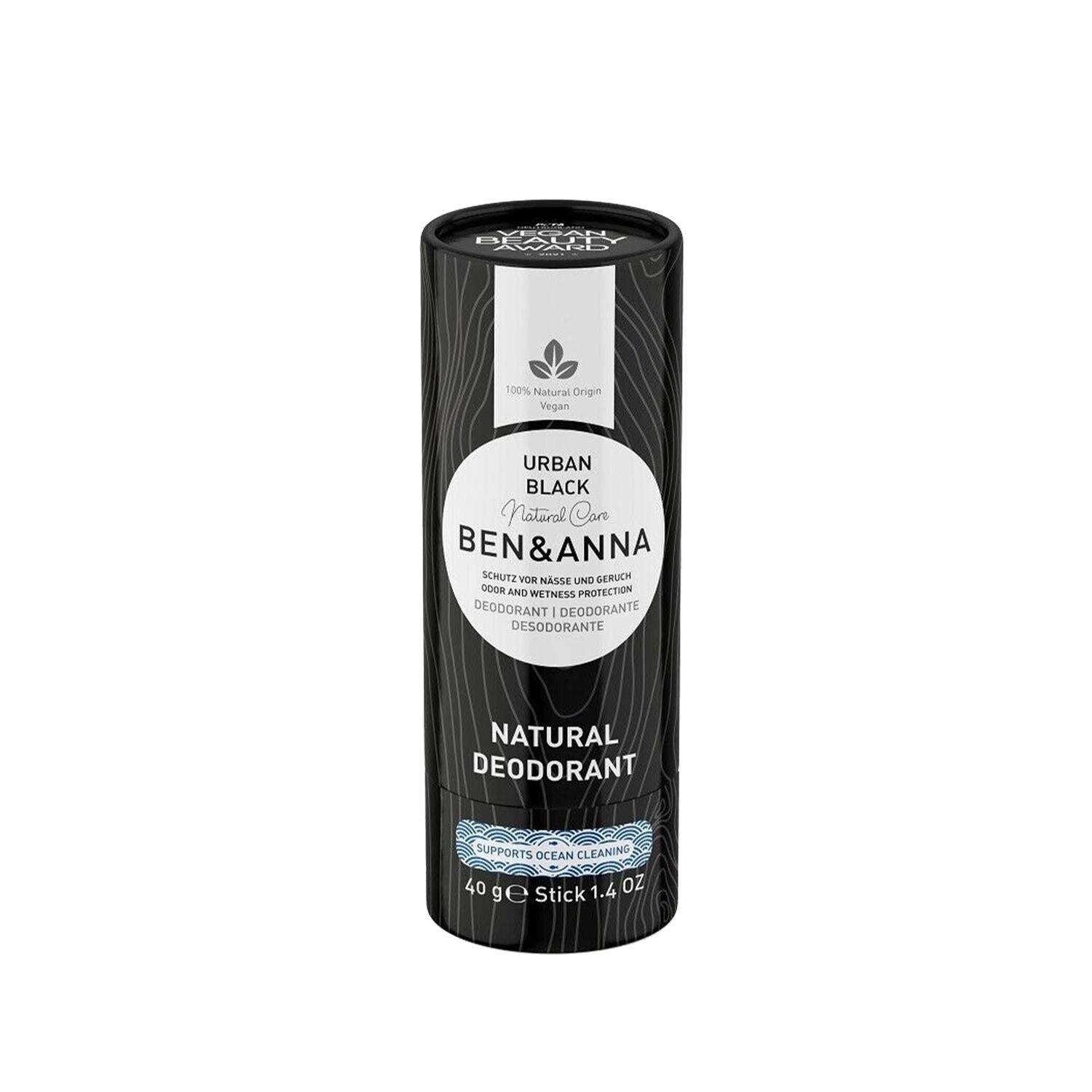BEN & ANNA Natural Deodorant, Urban Black - Chemical-Free, 40g BEN & ANNA Urban Black Natural Deodorant - Chemical-Free Natural Deodorant, Chemical-Free Deodorant, Urban Black Deodorant, BEN & ANNA Deodorant, Natural Personal Care Products, Eco-Friendly Deodorant, Sensitive Skin Deodorant, Sustainable Personal Care, Natural Ingredients, 40g Deodorant, Personal Hygiene, Health-Conscious, Environmentally Aware, Chemical-Free Personal Care