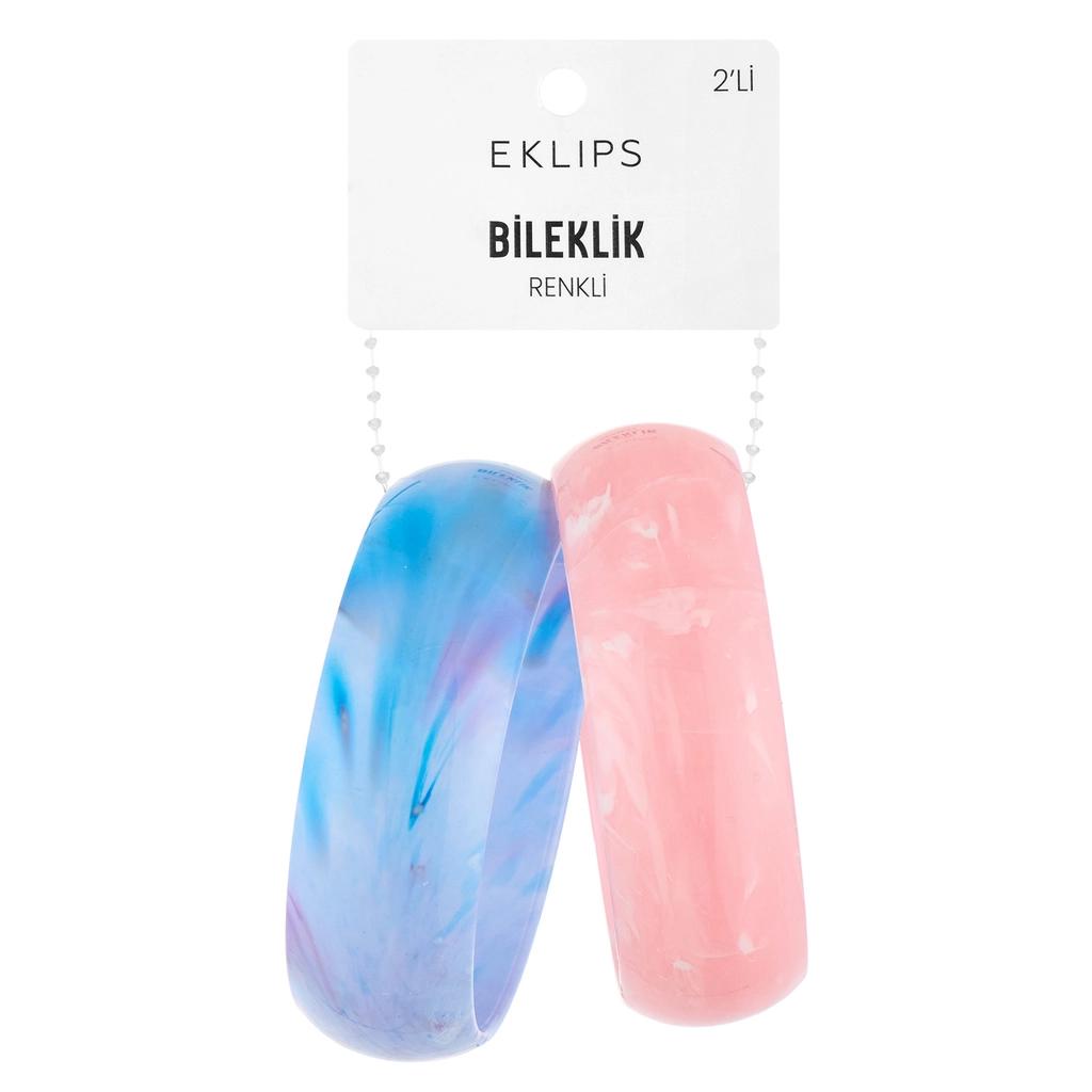 Eklips 2-Piece Makeup Wristbands in Purple &amp; Pink