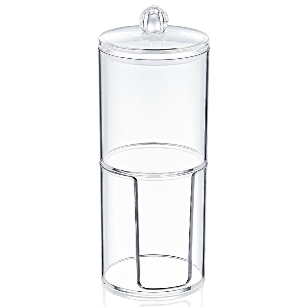 Eklips Cotton Storage Container - Compact Polystyrene Makeup Remover Disk Organizer for Beauty Enthusiasts - view 2