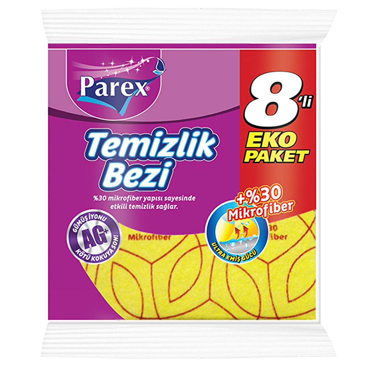 Parex Microfiber Cleaning Cloth - 8 Pack, Multi-Surface, Antimicrobial & Reusable Parex Microfiber Cleaning Cloth - 8 Pack microfiber cleaning cloth, multi-surface cleaning cloth, antimicrobial cleaning cloth, silver ion cleaning cloth, reusable cleaning cloth, cleaning essentials, household cleaning, eco-friendly cleaning, durable cleaning cloths