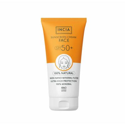 INCIA Natural Sunscreen for Face SPF 50+ - Organic Face Sunscreen for Sensitive Skin, Chemical-Free Sun Protection - image 2