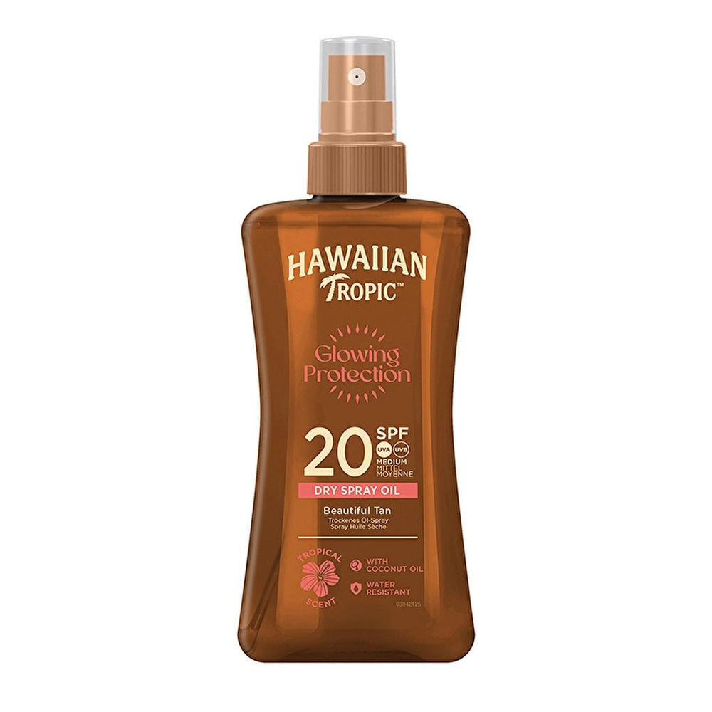 Hawaiian Tropic Glowing Protection Dry Spray Oil SPF20 200 ml