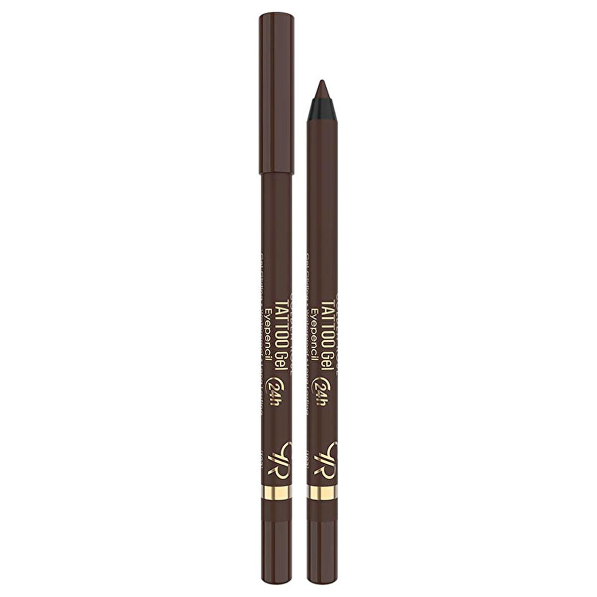 Golden Rose Tattoo Gel Eye Pencil - Long Lasting, Vegan & Waterproof Eye Makeup Golden Rose Tattoo Gel Eye Pencil - 24hr Long Lasting Eye Makeup Tattoo Gel Eye Pencil, Long-lasting eye makeup, Vegan eye pencil, Water-resistant eye makeup, Golden Rose cosmetics, Cruelty-free makeup, Eye liner, Makeup for sensitive eyes, Durable cosmetics, Smudge-proof eye pencil