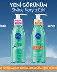 Nivea Derma Skin Clear Acne Face Wash: Deep Cleansing Salicylic Acid & Niacinamide Gel for Blemish & Pore Control, Oily & Acne-Prone Skin Nivea Acne Face Wash: Salicylic Acid Cleanser for Clear Skin acne face wash, salicylic acid cleanser, niacinamide face wash, pore minimizing cleanser, oily skin cleanser, blemish control face wash, deep cleansing face gel, Nivea Derma Skin Clear, blackhead removal cleanser, whitehead removal cleanser, face wash, cleanser, salicylic acid, niacinamide, sea salt, oily skin, 