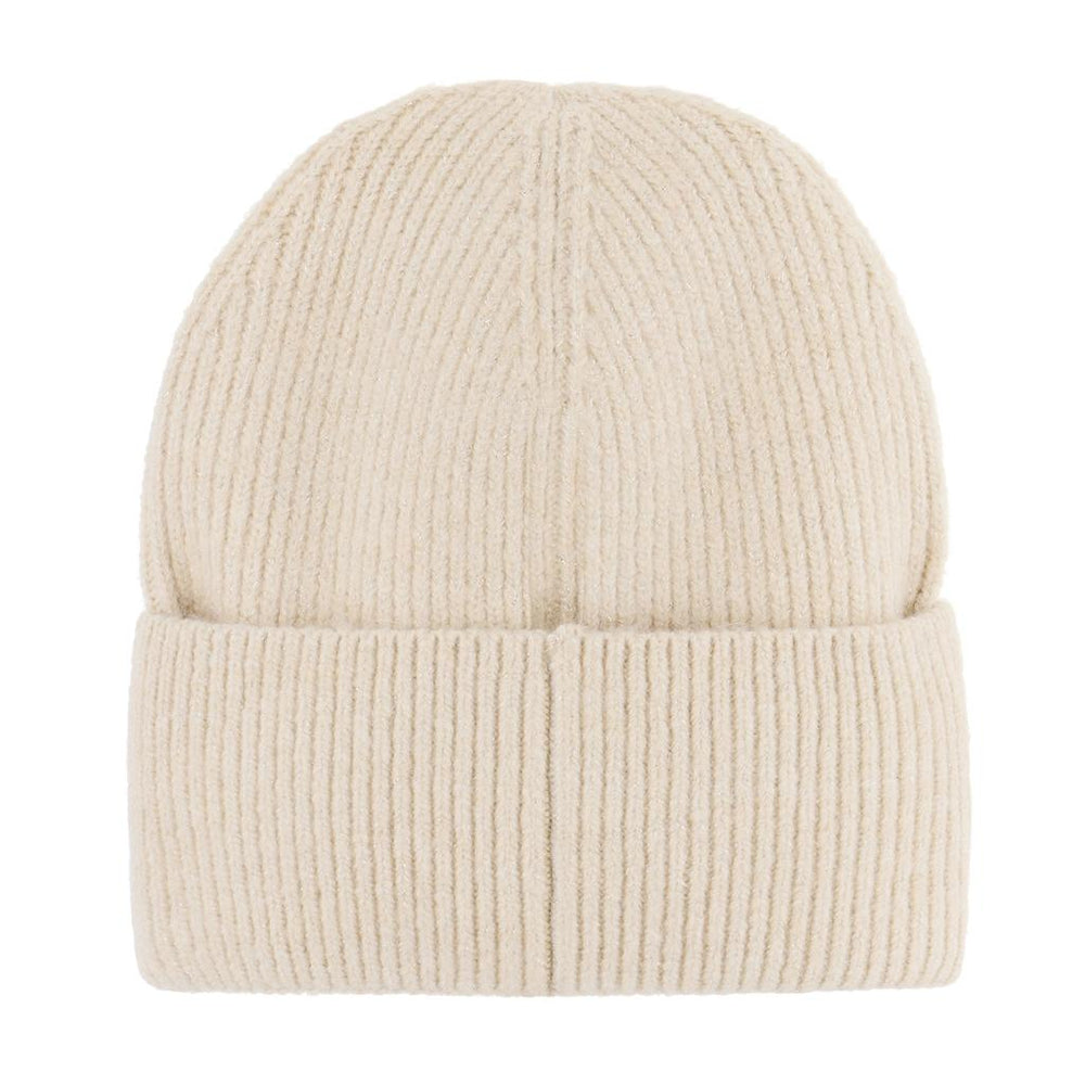 Eklips Glittery Beige Beanie Cozy Knit Hat 1 Piece