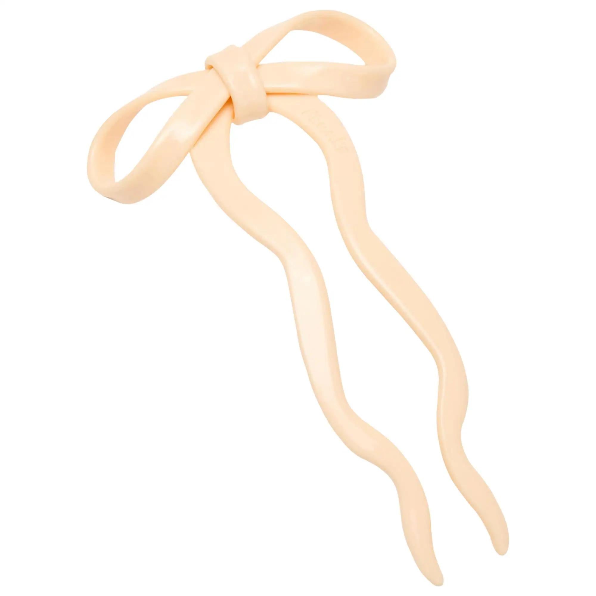 Cream Bow Hair Pin: Secure Your Bun with this Cute, Sustainable &amp; Stylish Acetate Hair Accessory Suitable for All Hair Types Cream Bow Hair Pin: Cute &amp; Sustainable Hair Bun Accessory bow hair pin, hair bun accessory, acetate hair pin, cute hair clip, sustainable hair accessories, hair styling pin, hair pin for buns, hair accessory for all hair types, hair pin, hair clip, hair accessories, hair bun, acetate, bow, cream, sustainable, eco-friendly, stylish, cute, fashionable, hair styling, hair accessories for