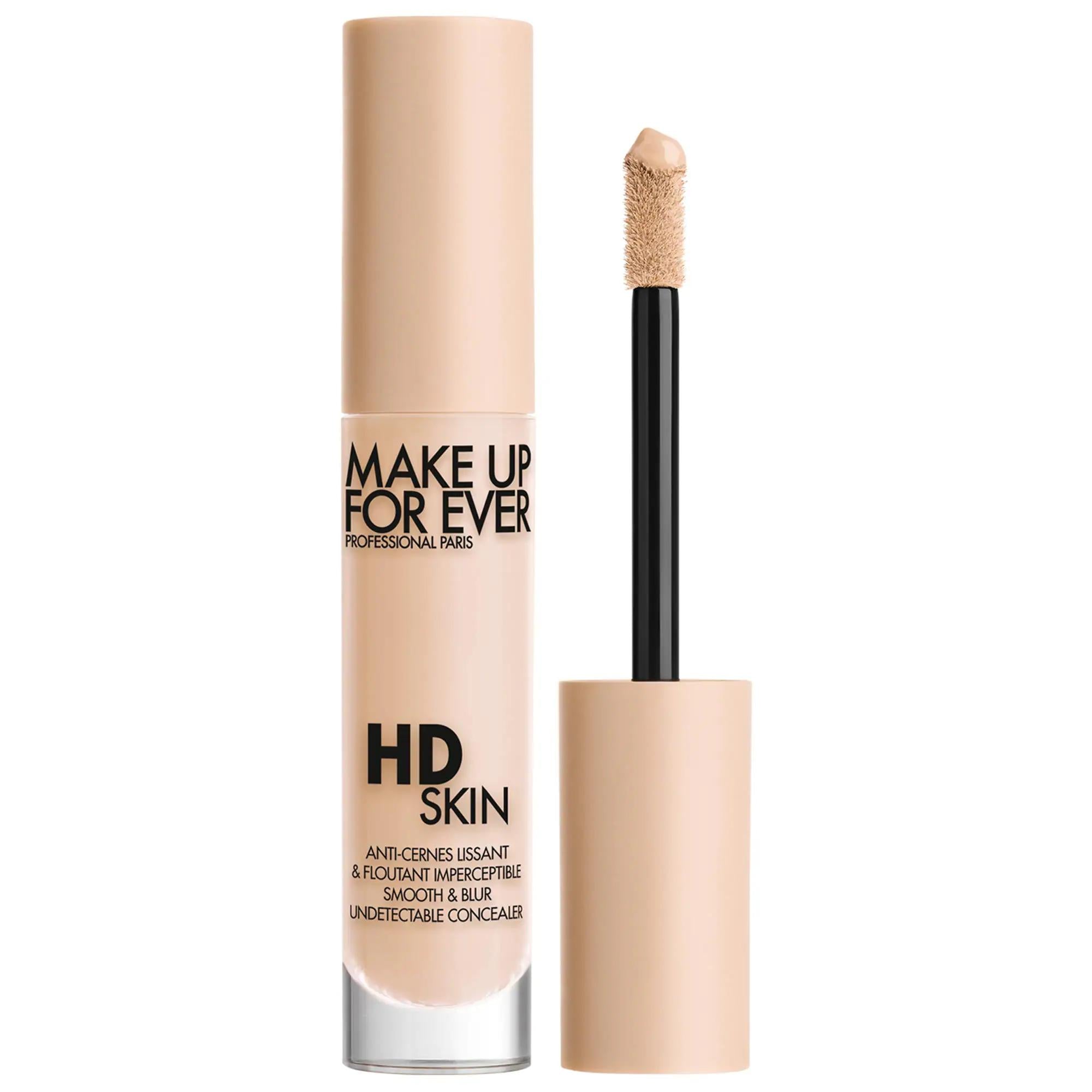 HD Skin Smooth & Blur Undetectable Under Eye Concealer by HD Skin - Long-Lasting, Natural Finish, Skincare-Inspired Makeup HD Skin Under Eye Concealer - Natural Finish, Long-Lasting under eye concealer, long-lasting concealer, natural finish makeup, skincare-inspired concealer, clean beauty products, makeup for sensitive skin, eco-friendly packaging, hyaluronic acid concealer, jojoba oil benefits, snow mushroom skincare, liquid concealer, medium coverage concealer, natural finish concealer, recyclable packa