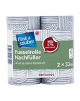 Flink Sauber Sticky Lint Roller Refills 33 Sheets 2-Pack