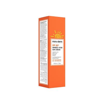 Maruderm Mineral Sunscreen Cream SPF 50+ - Natural Sun Protection for Sensitive Skin, Vegan & Non-Irritating - view 2