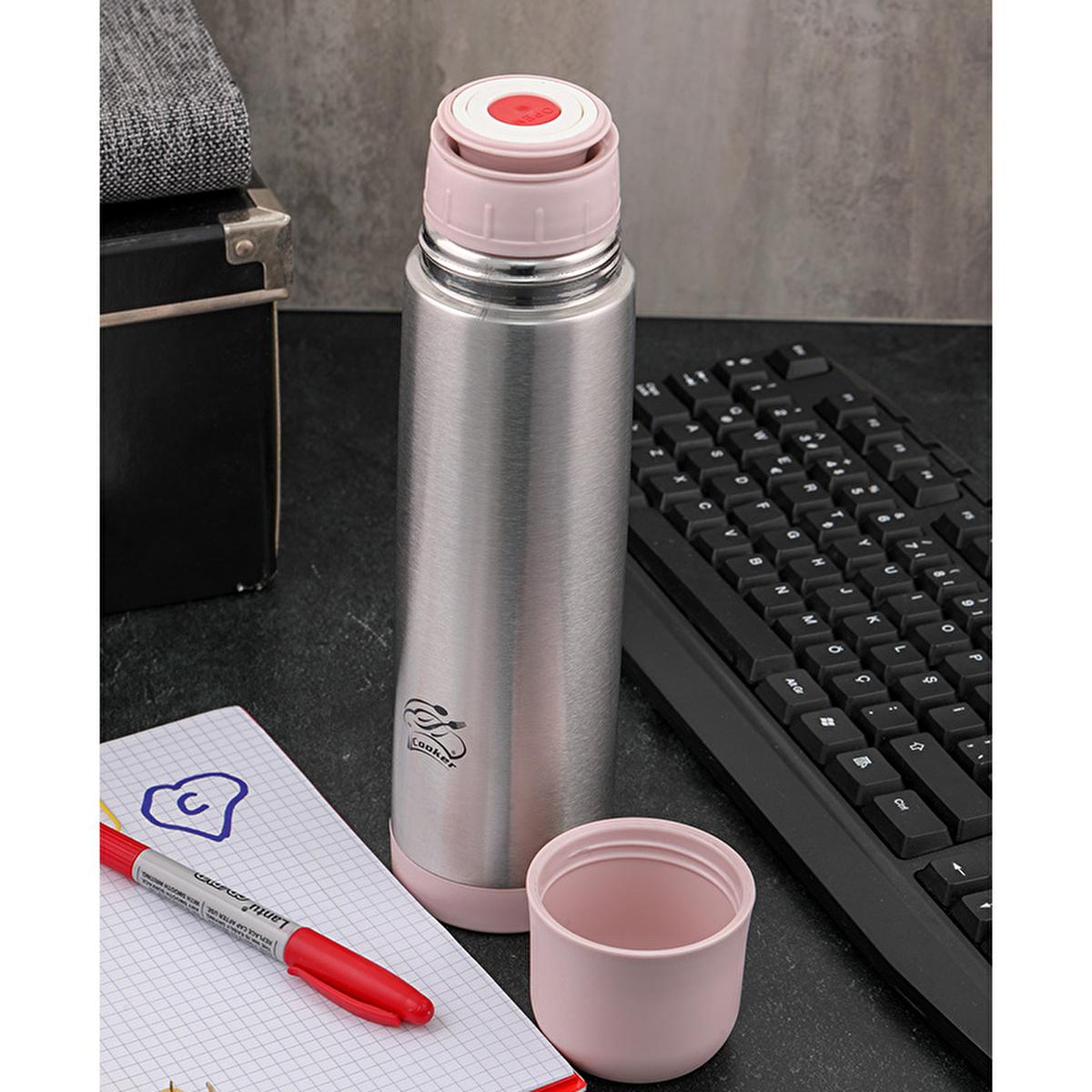 Cooker Stainless Steel Thermos 500ml - Keeps Drinks Hot/Cold for 24 Hours, Durable & Eco-Friendly Stainless Steel Thermos 500ml - Hot/Cold Drinks for 24 Hours stainless steel thermos, insulated flask, thermal mug, outdoor beverage container, reusable coffee mug, eco-friendly, durable, keeps drinks hot, keeps drinks cold, 24-hour temperature retention, double-layer construction, unbreakable, ergonomic design, local production, camping, hiking, picnic, daily commute, office, school, sustainable, reduces waste