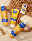 Mustela SPF50+ Sunscreen Lotion for Sensitive Skin - Water-Resistant, Natural Ingredients, Baby Friendly