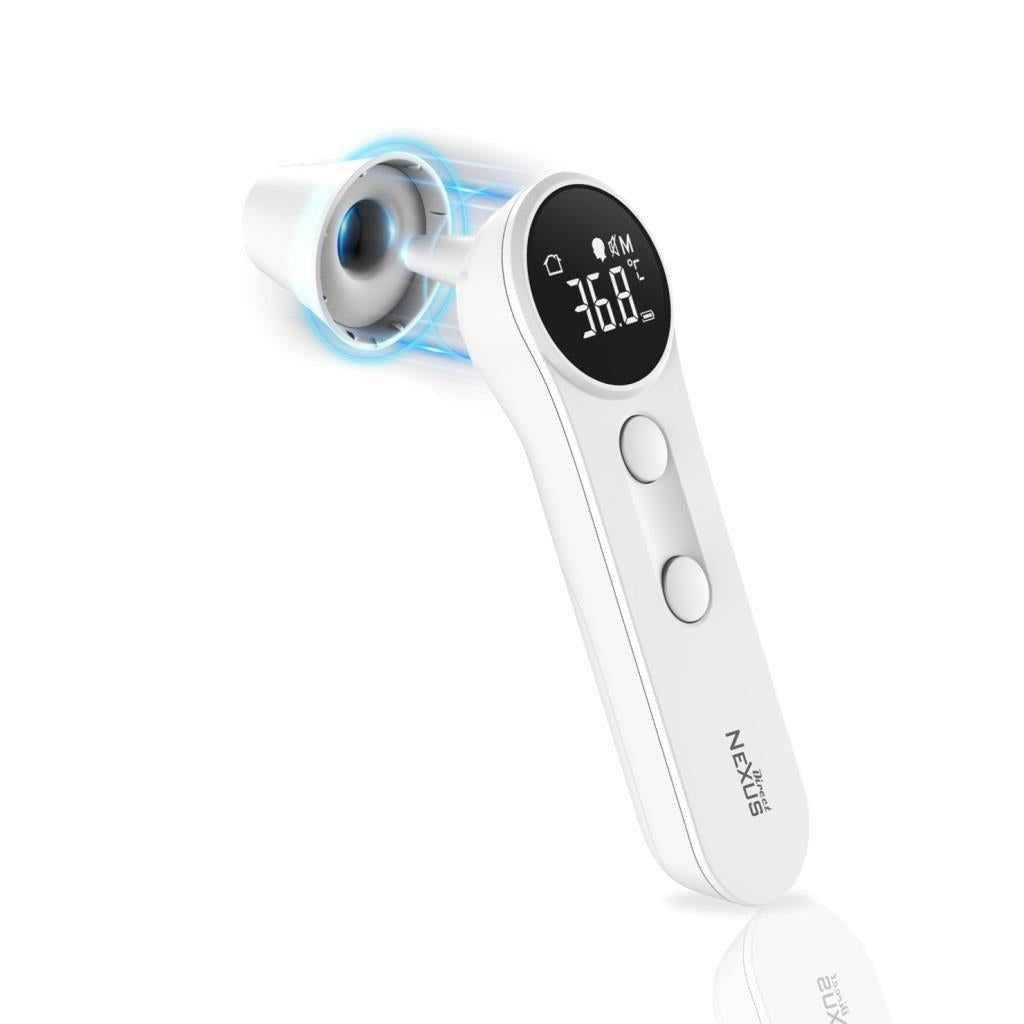 Direct Nexus Digital Thermometer - Multi-Mode Infrared Ear Forehead Thermometer for Babies Kids Adults Direct Nexus Multi-Mode Digital Thermometer digital thermometer, infrared thermometer, multi-mode thermometer, ear thermometer, forehead thermometer, non-contact thermometer, baby thermometer, safe thermometer, accurate temperature measurement, health monitoring, family health, kids health, baby health, medical devices, healthcare products