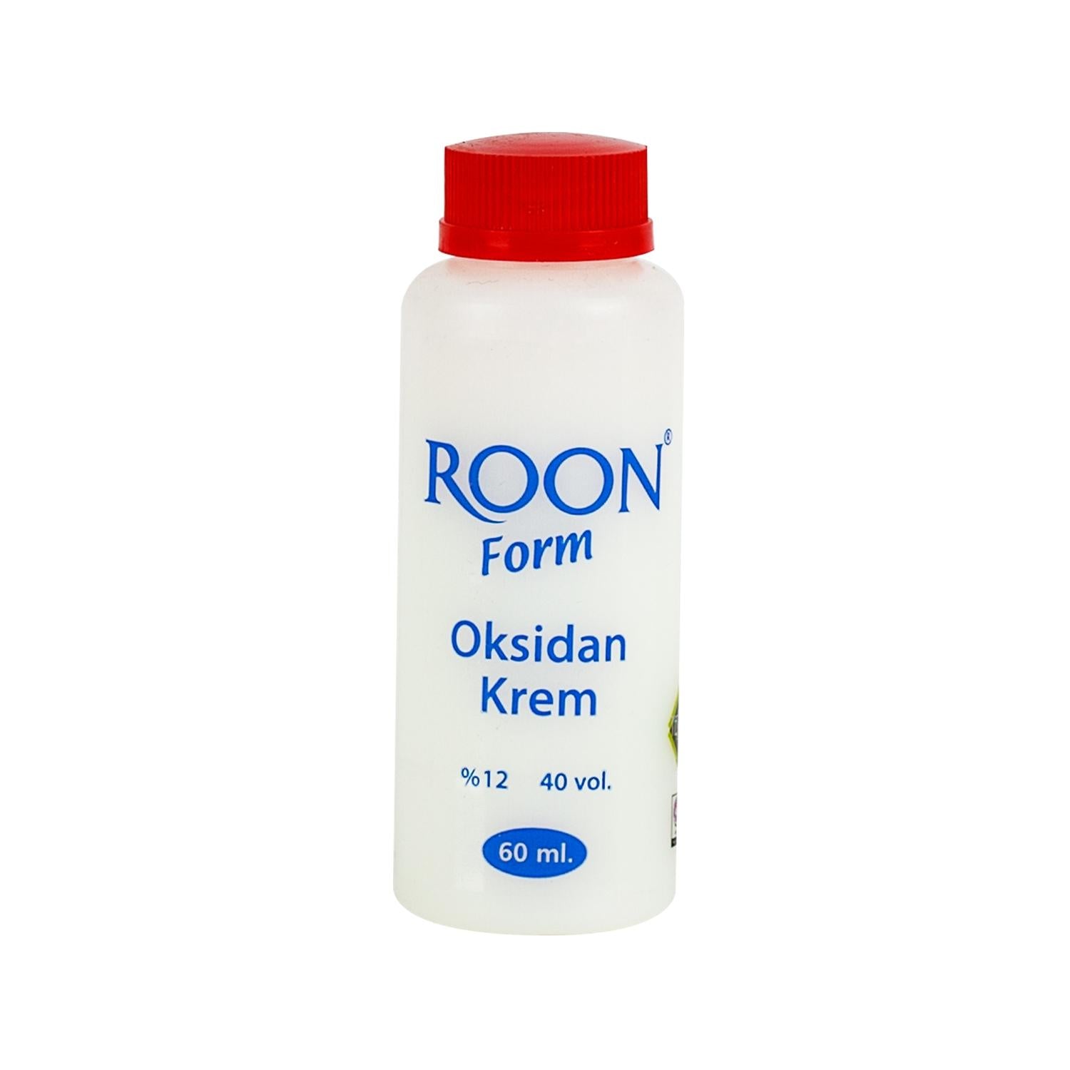 Roon Form Oksidan Krem 40 Volume 60 ml - Hair Coloring & Bleaching Cream for Professionals & Home Users Roon Form Oksidan Krem 40 Volume 60 ml - Hair Coloring & Bleaching Cream Oksidan Krem, Hair Bleaching, Hair Coloring, Hair Care, Chemical Hair Treatment, Hair Coloring Cream, Bleaching Cream, Oxidizing Cream, Professional Hair Care, Salon Essentials, Hair Color Activation, Roon Form