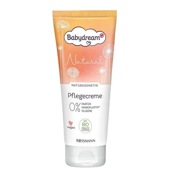 Babydream Natural Baby Care Cream - 3.38 fl oz - Dermatologically Approved, Vegan & Eco-Friendly Babydream Natural Baby Cream - Safe & Eco-Friendly natural baby care cream, dermatologically approved baby products, vegan baby skincare, Natrue certified cosmetics, Ökotest certified products, baby skincare, natural cosmetics, eco-friendly baby products, gentle baby care, hypoallergenic baby products, recyclable packaging, cruelty-free baby care