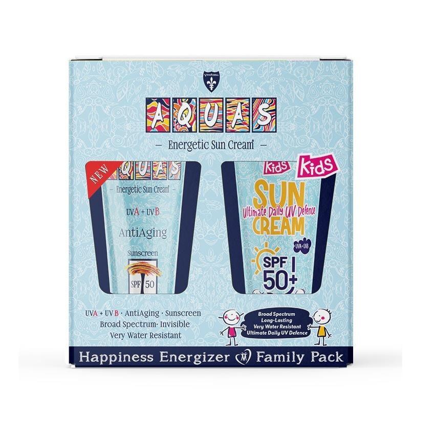 Aquas SPF 50 Anti-Aging Sunscreen Cream - Water Resistant, Mineral Filtered, Family Pack Aquas SPF 50 Anti-Aging Sunscreen Cream - Family Pack SPF 50 sunscreen, anti-aging sun cream, mineral filtered sunscreen, water resistant sunscreen, family sunscreen pack, sun protection, skincare, anti-aging skincare, outdoor activities, family care, sensitive skin friendly, daily sun protection, moisturizing sunscreen