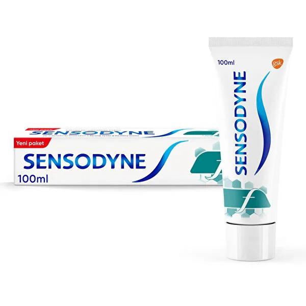 Sensodyne F Fluoride Toothpaste for Sensitive Teeth - 3.38 fl oz - image 2