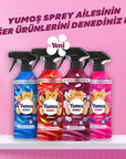 Yumoş Sakura Fabric and Home Fragrance Spray - Dermatologically Tested, Alcohol-Free, 15.22 fl oz Yumoş Sakura Fabric Spray - Fresh Home Fragrance fabric spray, home fragrance, Sakura scent, non-alcoholic fragrance, dermatologically tested spray, freshening spray for home and textiles, home care, fragrance spray, Yumoş, easy home fragrance, refreshing spray, floral scent, upholstery freshener, curtain freshener, carpet freshener