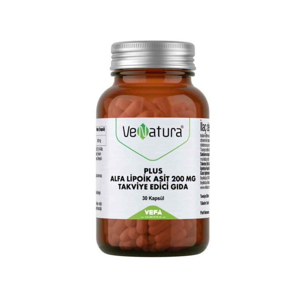 VeNatura Plus Alpha Lipoic Acid Supplement 200 mg - 30 Capsules for Antioxidant Support VeNatura Plus Alpha Lipoic Acid 200 mg - Antioxidant Supplement Alpha Lipoic Acid supplement, Antioxidant dietary supplement, VeNatura Plus Alfa Lipoik Asit, R-ALA 200 mg capsules, Dietary support for overall wellness, Antioxidant support, Metabolic health supplement, Energy supplement, Health and wellness products, Dietary supplements for adults, Supplements for energy and metabolism