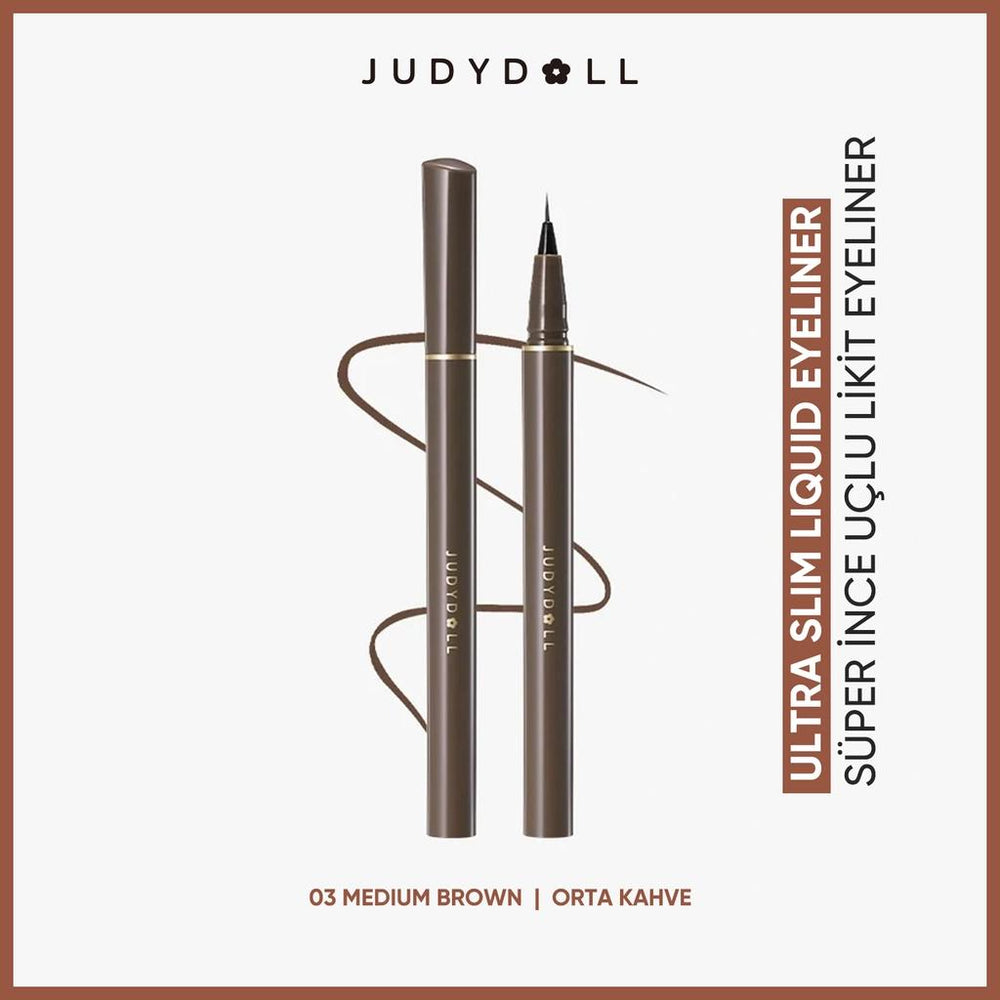 Judydoll Slim Liquid Eyeliner Precise Definition 03 Medium Brown