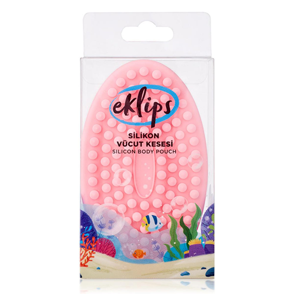 Eklips Silicone Body Scrubber - Dual Sided Exfoliating Brush for Cleansing and Scalp Massage - Healthier Skin & Relaxation Eklips Silicone Body Scrubber - Exfoliate, Cleanse & Massage silicone body scrubber, dual sided body brush, exfoliating body brush, scalp massage brush, body cleansing tool, silicone body cleaner, massage body scrubber, body scrubber, silicone scrubber, body brush, exfoliating brush, massage brush, scalp scrubber, cleansing tool, silicone cleaner, bath tool, shower tool, skincare, exfol