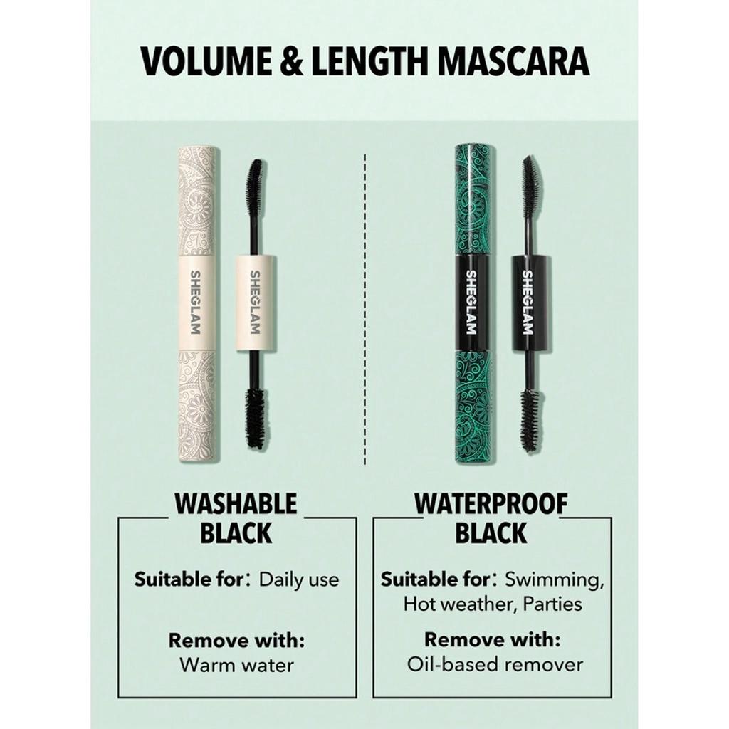 Sheglam All-In-One Waterproof Mascara for Volume &amp; Length
