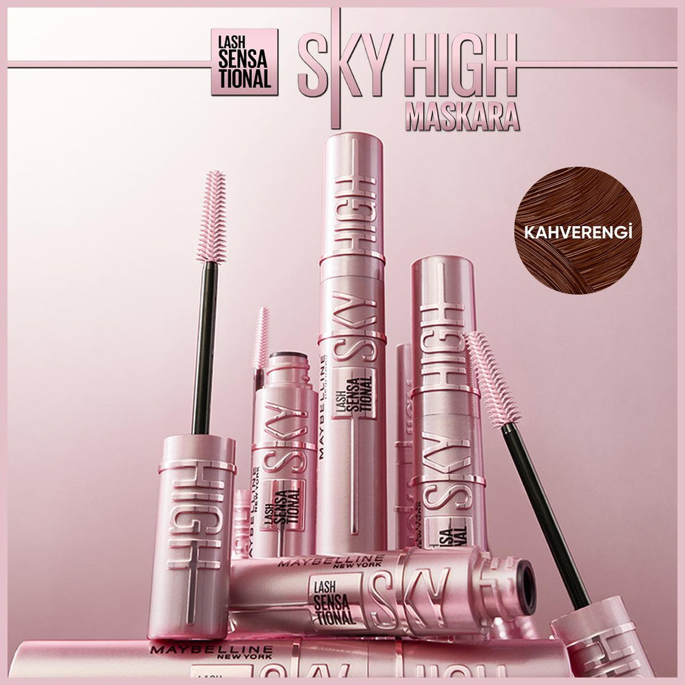 Maybelline New York Lash Sensational Sky High Brown Mascara - Volumizing, Long-Lasting, 24-Hour Wear - view 5