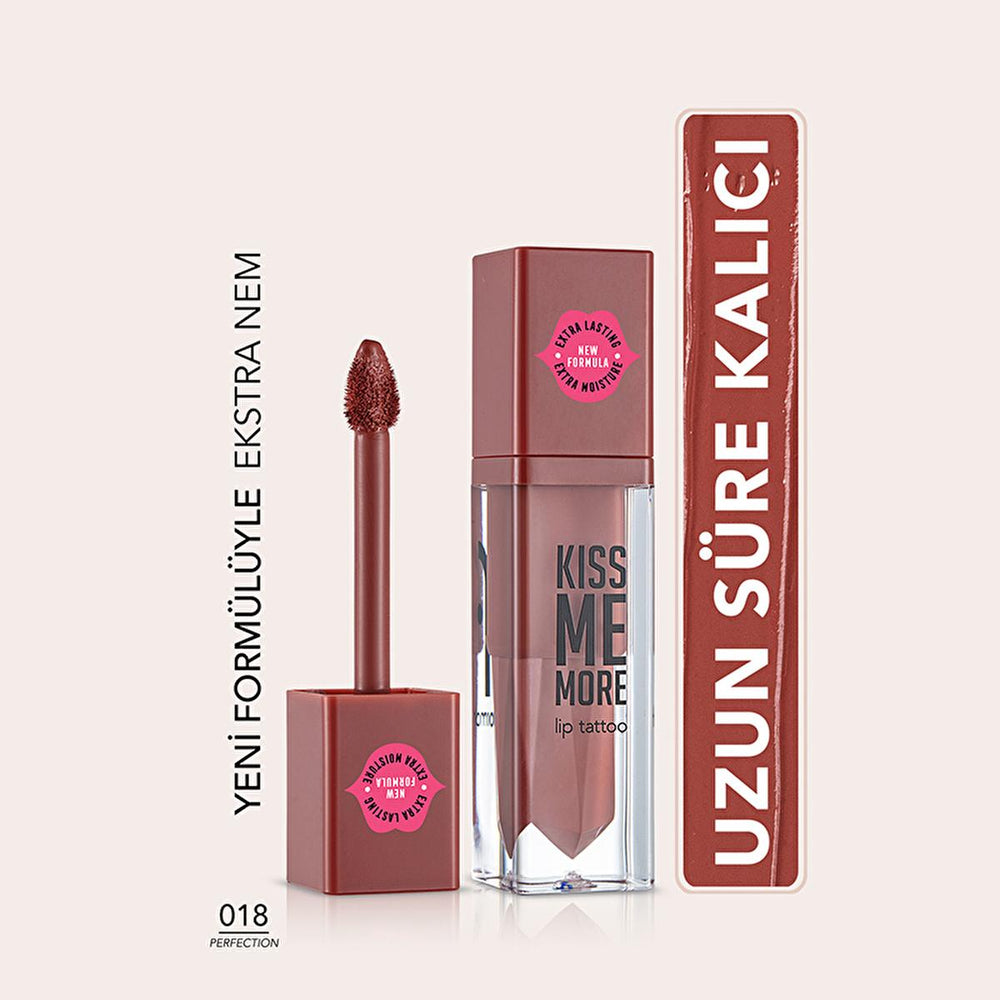 Flormar Liquid Matte Lipstick - Long-Lasting Moisturizing Lip Color, Transfer-Proof, 018 Perfection - view 4