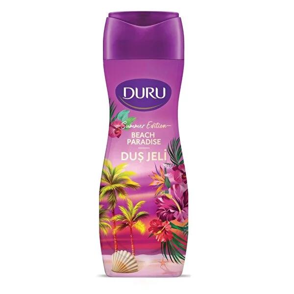Duru Summer Edition Beach Paradise Shower Gel 450ml - Refreshing Fragrance for a Tropical Shower Experience Duru Summer Edition Beach Paradise Shower Gel 450ml Duru Shower Gel, Summer Edition Shower Gel, Beach Paradise fragrance, Shower Gel 450ml, Duru Duş Jeli, fragrant personal care, refreshing shower experience, summer-themed scents, tropical fragrance, beach vacation scent, cleansing shower gel, personal care products, Duru brand, shower gel 450ml, beach paradise shower gel