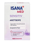 Isana Med Sensitive Skin Bar Soap Gentle Cleansing 100g