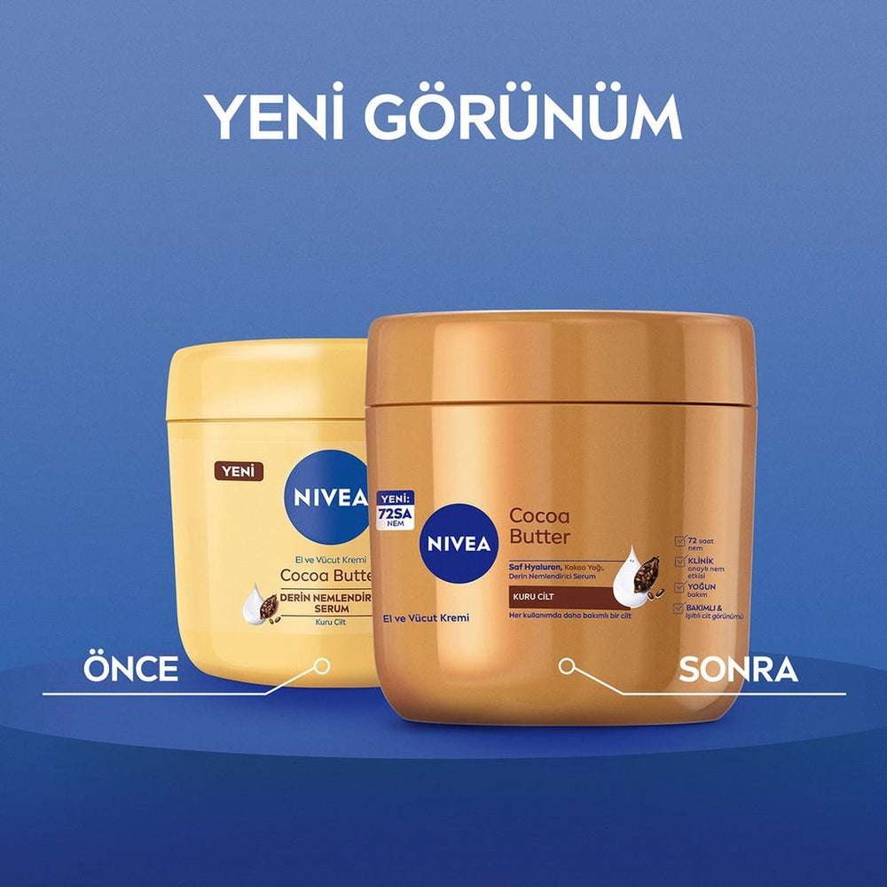Nivea Cocoa Butter Hand & Body Cream for Dry Skin 400 ml