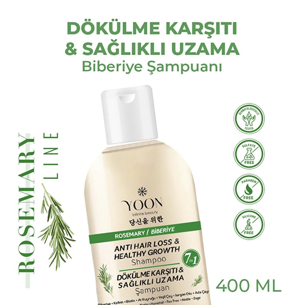 Yoon Rosemary Salt-Free Shampoo for Stronger Hair 400ml