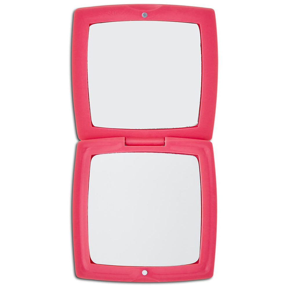 Eklips Pink Compact Mirror - Portable Makeup Mirror with Dual-Sided Glass & Magnetic Closure - view 2