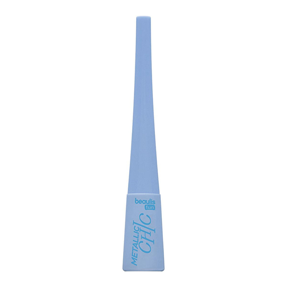 Beaulis Fun Metallic Chic Metalik Dipliner 805 Blue Sparkle - Glamorous Liquid Metallic Eyeliner for Intense Shine - view 2