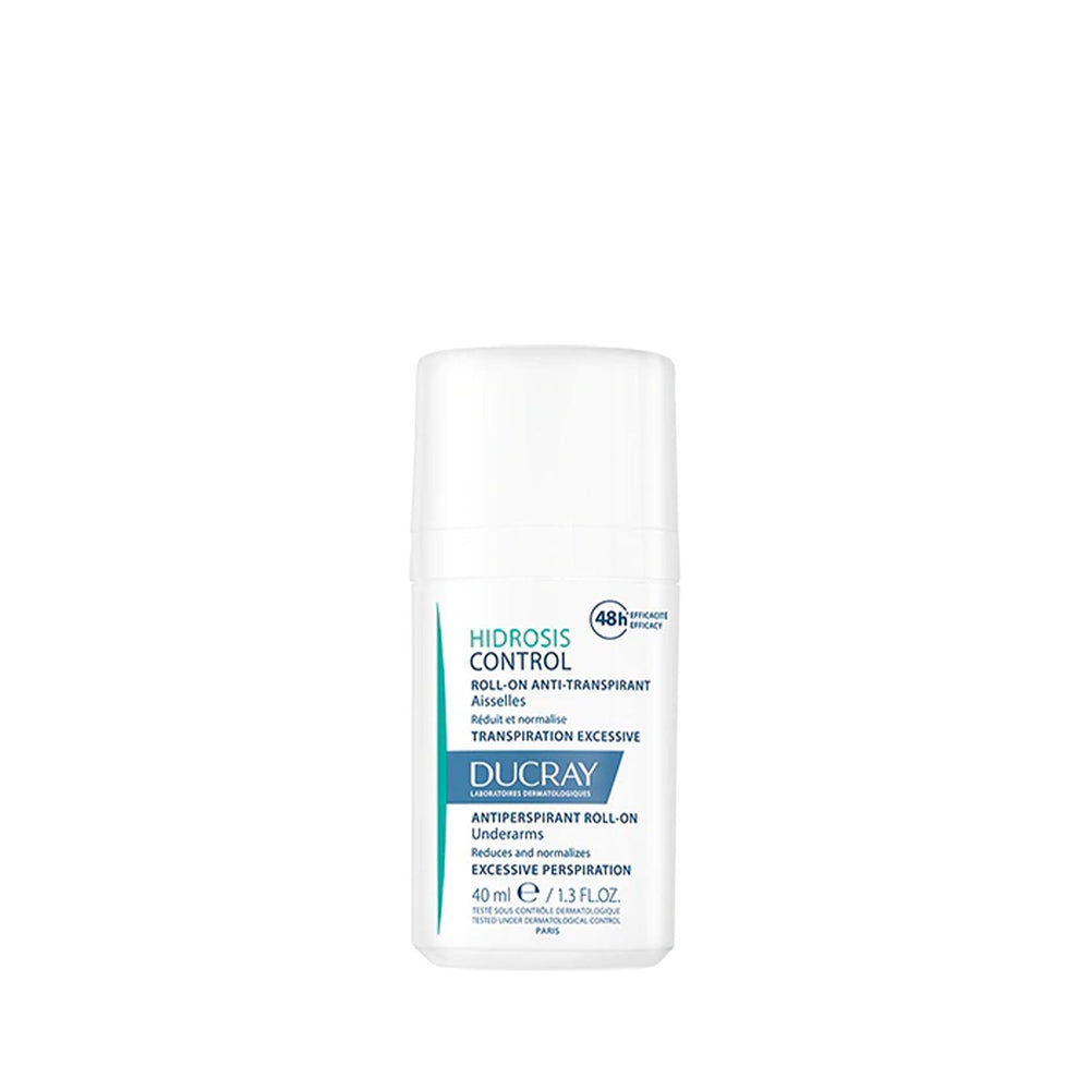 Ducray Hidrosis Roll-On Antiperspirant for Hyperhidrosis - 40 ml, Dermatologically Tested, Easy Application Ducray Hidrosis Roll-On for Hyperhidrosis - 40 ml Ducray Hidrosis Roll-On, antiperspirant for hyperhidrosis, excessive sweating treatment, dermatologically tested roll-on, hyperhidrosis solution, sweat reduction, antiperspirant roll-on, hyperhidrosis treatment, dermatologically tested antiperspirant