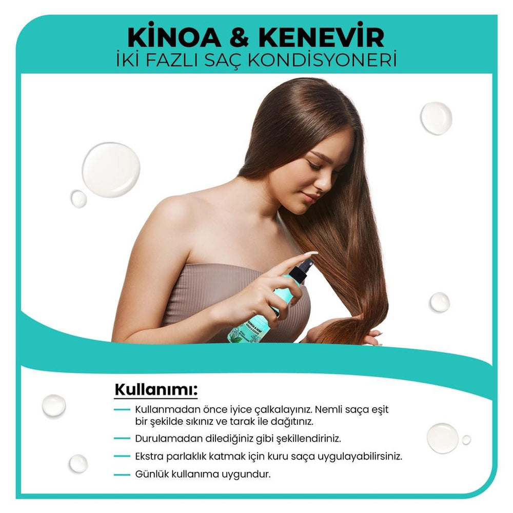 Morfose Quinoa & Hemp Dual Phase Conditioner Spray 220 ml