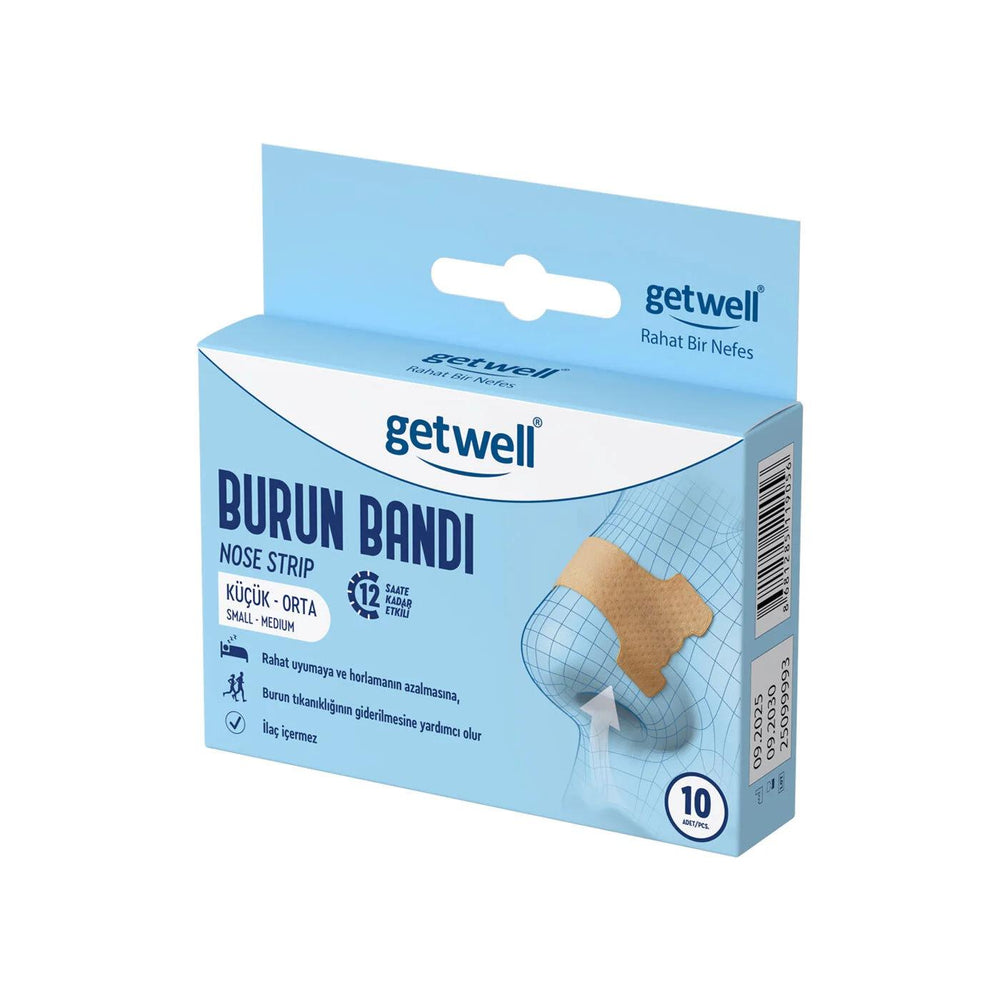 Getwell Nose Strips for Pore Cleansing Small Size 10 Count