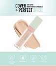 Show by Pastel Cover+Perfect Concealer SPF30 - High Coverage, Moisturizing, Long Lasting - Blemish & Dark Circle Concealer - 301 Fair Pastel Cover+Perfect Concealer SPF30 - High Coverage & Moisturizing high coverage concealer, moisturizing concealer, SPF 30 concealer, long lasting concealer, blemish concealer, dark circle concealer, pomegranate extract makeup, sun protection makeup, concealer, makeup, high coverage, moisturizing, SPF 30, long lasting, blemish, dark circle, pomegranate extract, sun protectio