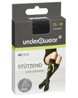 Underwear Black 40 Denier Knee-High Stockings Size 35-38