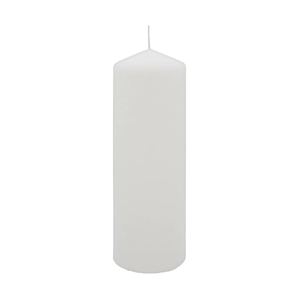 Rubin Licht White Pillar Candle for Home Decor 200x70 mm