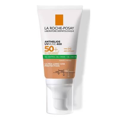 La Roche-Posay Tinted Sunscreen Gel-Cream SPF 50+ - Oil Control, Matte Finish for Sensitive Skin - image 2