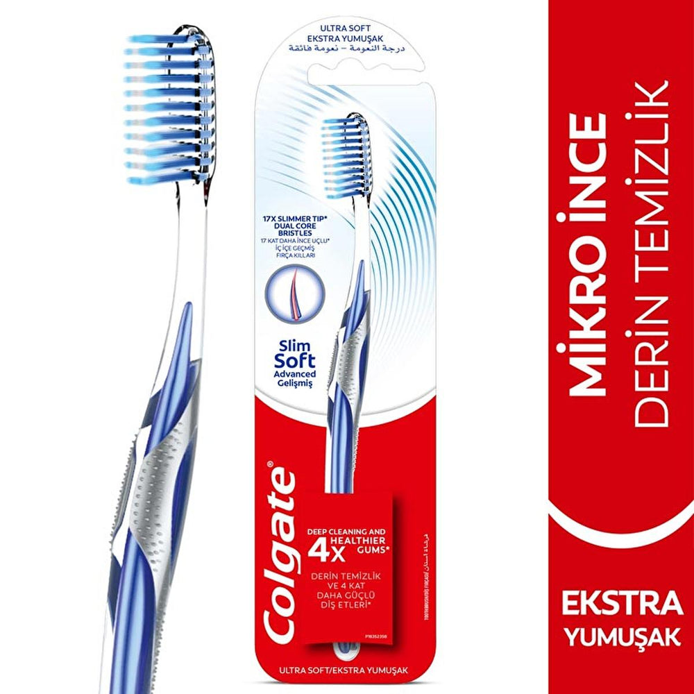 Colgate Advanced Manual Toothbrush with Mikro İnce Bristles - Gentle on Gums, Deep Cleaning - view 4