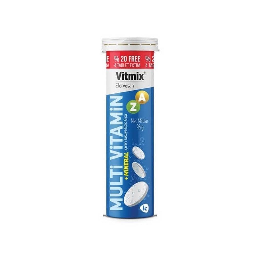 Vitmix Effervescent Multivitamin Tablets for Adults - 24 Tablets, Dietary Supplement with Vitamins and Minerals Vitmix Multivitamin Effervescent Tablets - 24 Tablets Multivitamin Effervescent Tablets, Dietary Supplement for Adults, Vitamins and Minerals Supplement, Effervescent Vitamins, Adult Multivitamin Tablets, Health Supplements, Nutritional Support, Easy Vitamin Intake, Wellness Products