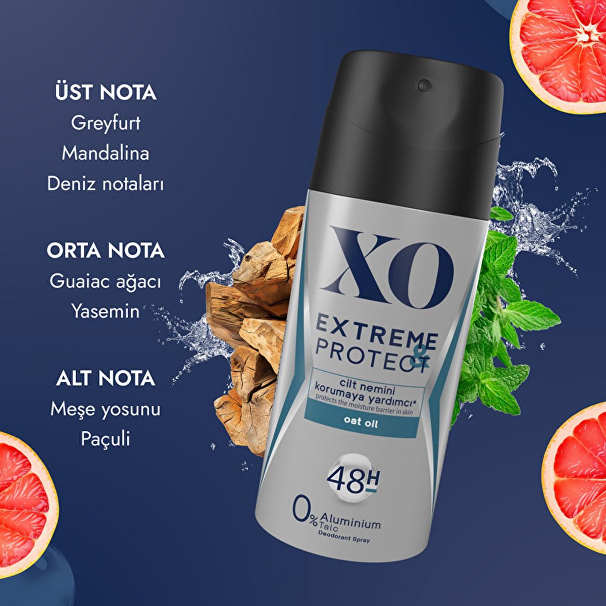 xo extreme protect men's spray deodorant, deodorant spray for sensitive skin, 48 hour odor protection deodorant Xo Extreme & Protect Men's Spray Deodorant - Maximum 48 Hour Protection | 150 ml Xo Extreme & Protect Men's Spray Deodorant - 150 ml deodorant, men, vegan-deodorant, aluminum-free, eco-friendly, long-lasting, sensitive-skin, personal-care, xo, ai-generated